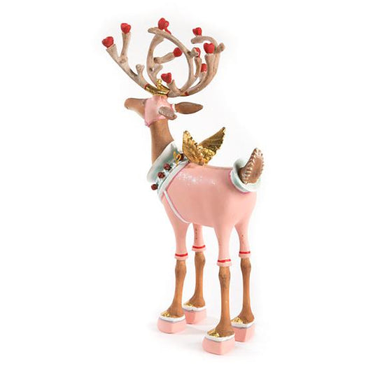 PATIENCE BREWSTER - DASH AWAY REINDEER XMAS FIGURINE - Dash away Cupid - Buchan's Kerrisdale Stationery