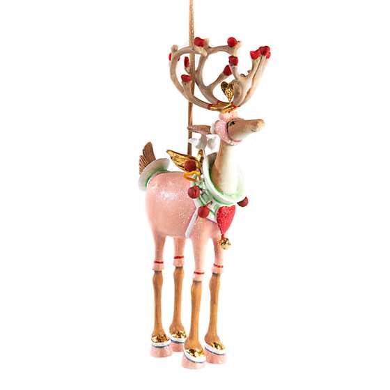 PATIENCE BREWSTER - Dash Away Cupid Reindeer Ornament 7.5" - Buchan's Kerrisdale Stationery