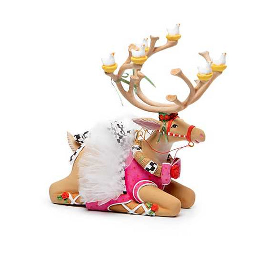 PATIENCE BREWSTER - Dash Away Sitting Dancer Reindeer Figure - Buchan's Kerrisdale Stationery