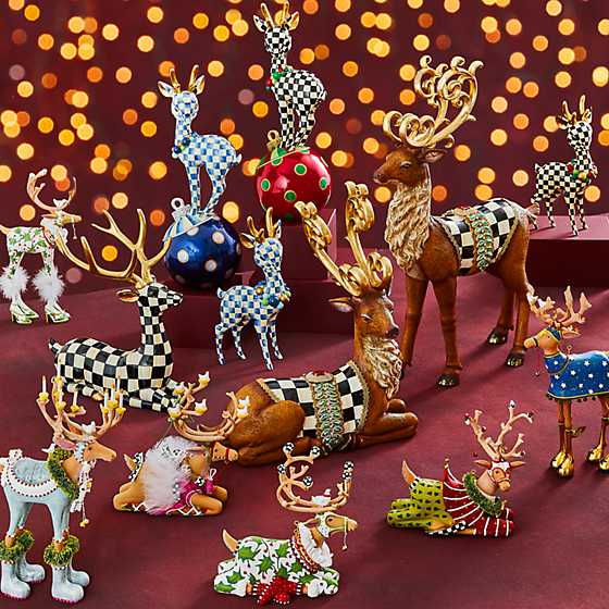 PATIENCE BREWSTER - Dash Away Sitting Vixen Reindeer Figur - Buchan's Kerrisdale Stationery