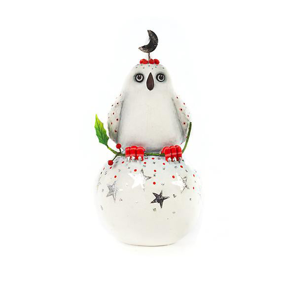 PATIENCE BREWSTER - LLS Dash Away Nova Arctic Owl Ornament - Buchan's Kerrisdale Stationery