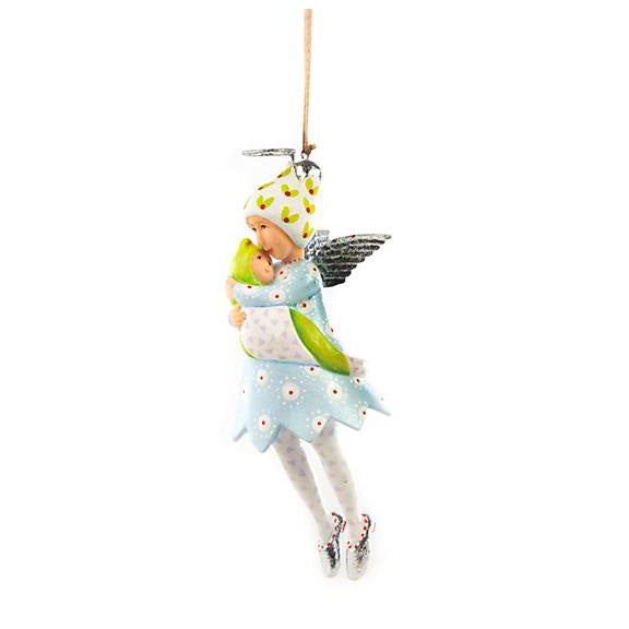 PATIENCE BREWSTER - Mother & Child Paradise Angel Ornament 7.25" - Buchan's Kerrisdale Stationery
