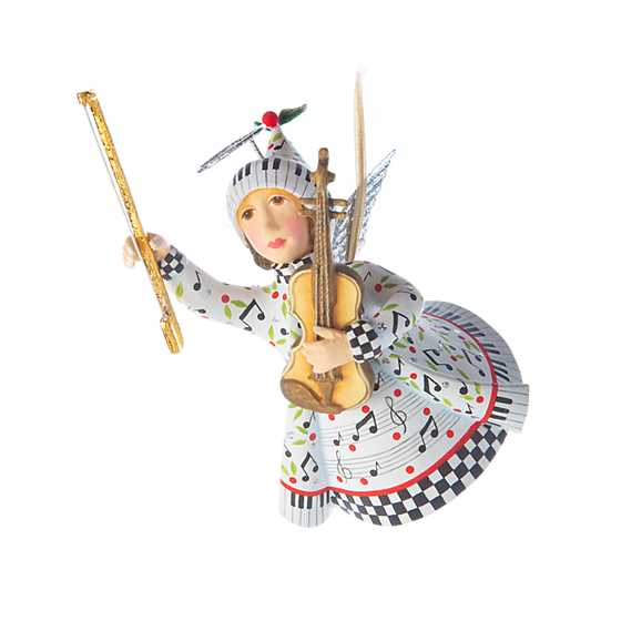 PATIENCE BREWSTER - Music Is Paradise Angel Ornament - Buchan's Kerrisdale Stationery