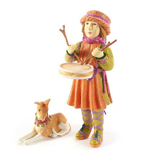 PATIENCE BREWSTER -  Nativity Little Drummer Boy And Dog Figures - Buchan's Kerrisdale Stationery