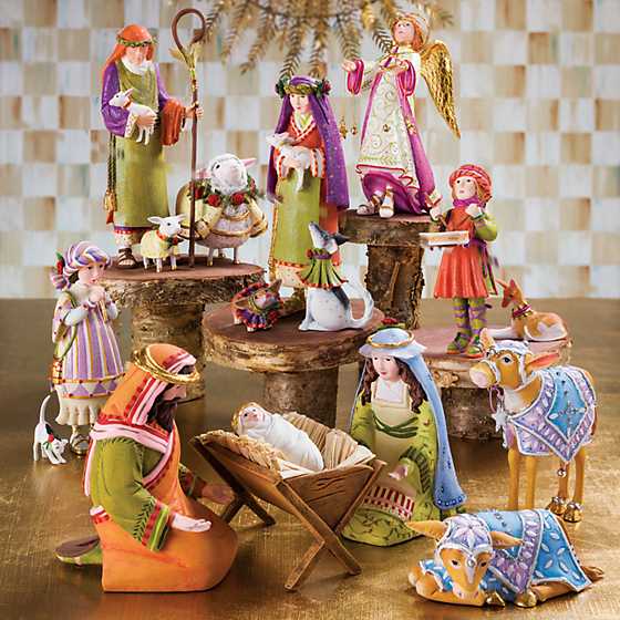 PATIENCE BREWSTER -  Nativity Shepherd & Sheep Figures - Buchan's Kerrisdale Stationery