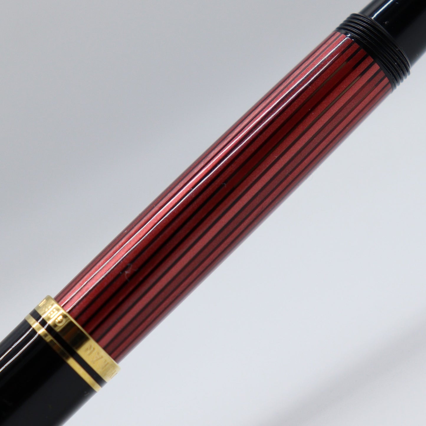 PELIKAN Souverän Fountain Pen - M600 Black-Red - Buchan's Kerrisdale Stationery