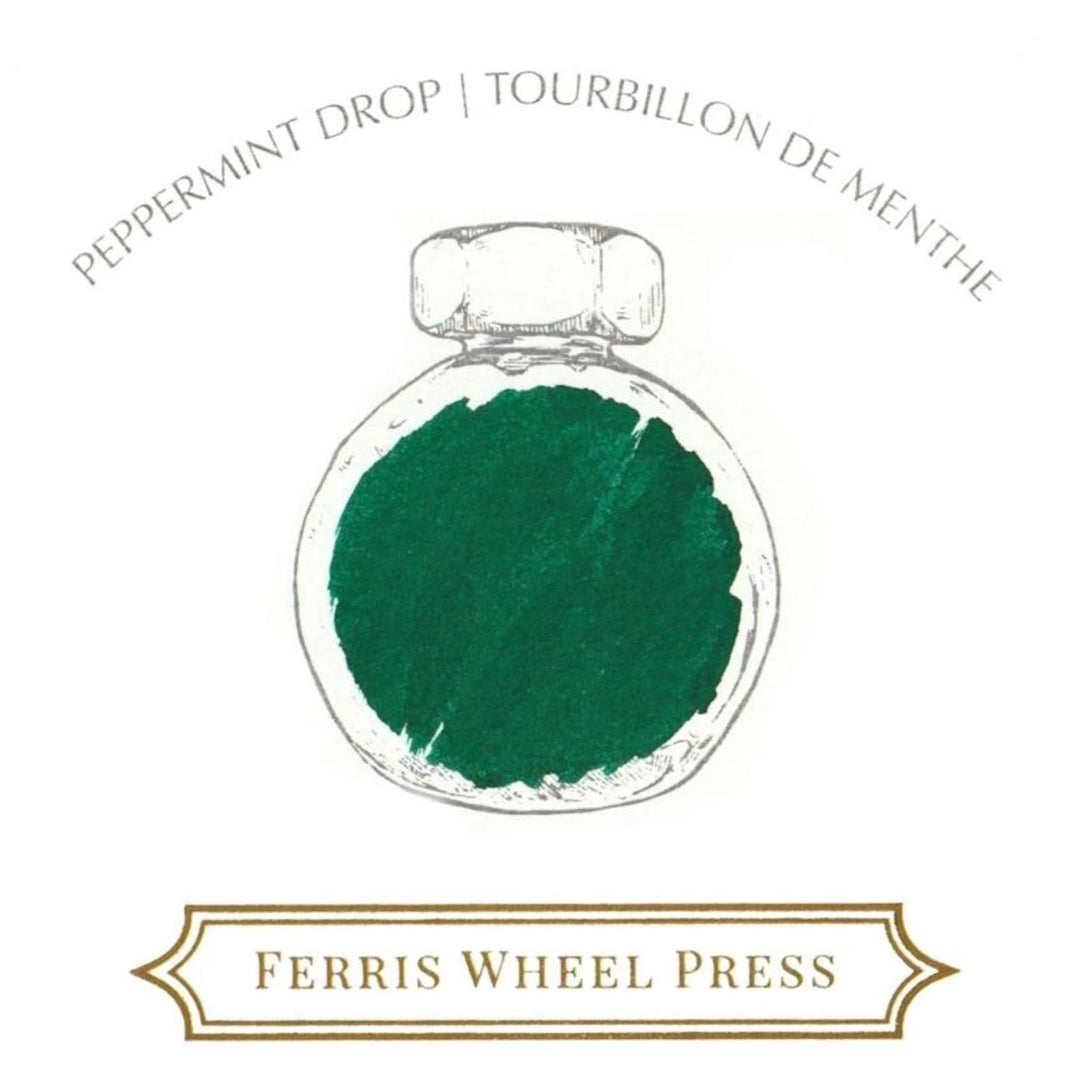 FERRIS WHEEL PRESS – ‘Gourmet Summer Collection’ Fountain Pen Ink Glass Bottle 38ml – Peppermint Drop - Buchan's Kerrisdale Stationery
