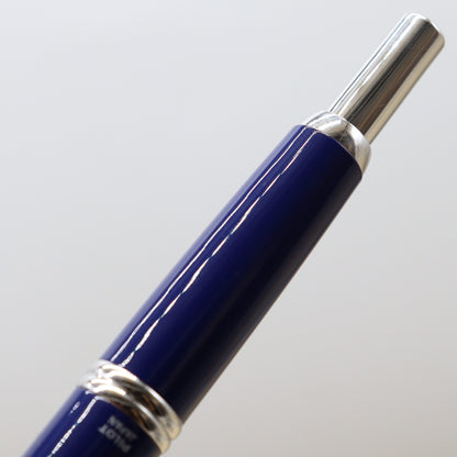 PILOT - Capless Vanishing Point Fountain Pen - Blue and Silver with 18k Rhodium Plated Gold Nib - Buchan's Kerrisdale Stationery