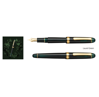 PLATINUM -  FOUNTAIN PEN - CENTURY #3776 Laurel Green - Buchan's Kerrisdale Stationery