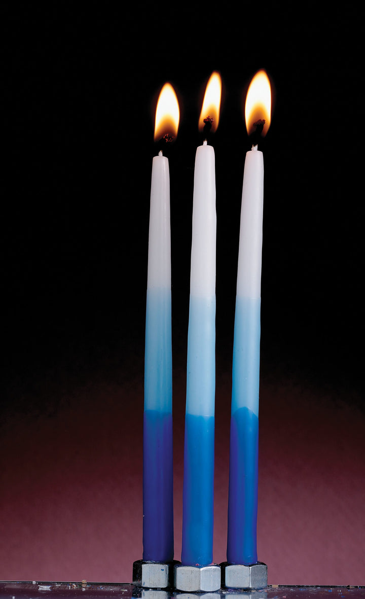 Rite Lite – Premium Chanukah (Hanukkah) Candles – Blue, Light Blue & White - Buchan's Kerrisdale Stationery