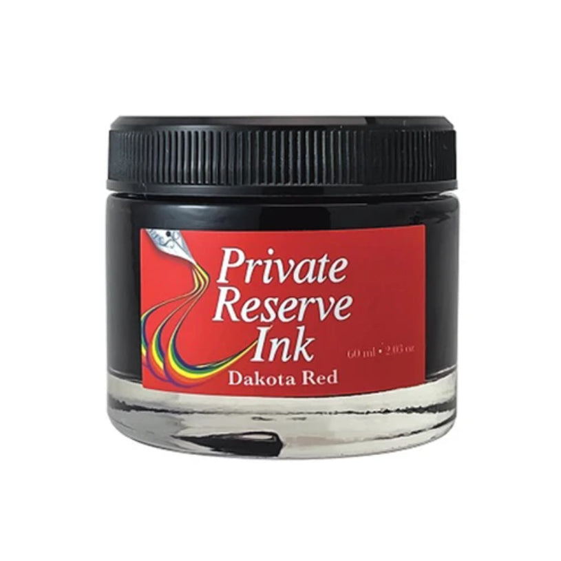 Private Reserve Fountain Pen Ink – 60 ml Bottle – DAKOTA RED - Buchan's Kerrisdale Stationery