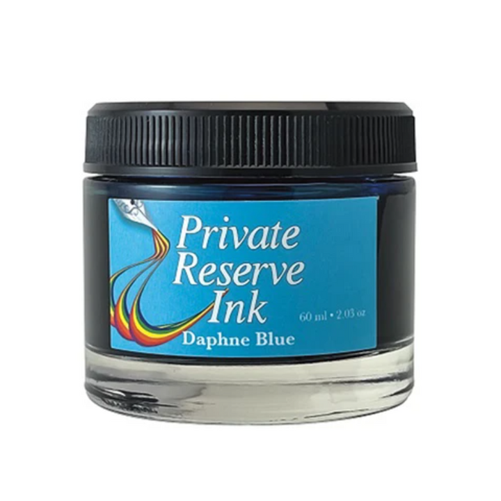 Private Reserve Fountain Pen Ink – 60 ml Bottle – DAPHNE BLUE - Buchan's Kerrisdale Stationery