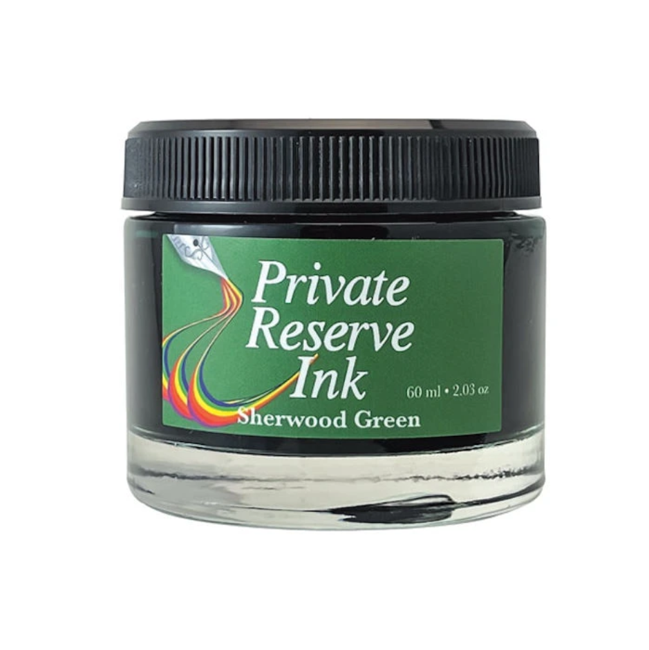 Private Reserve Fountain Pen Ink – 60 ml Bottle – SHERWOOD GREEN - Buchan's Kerrisdale Stationery