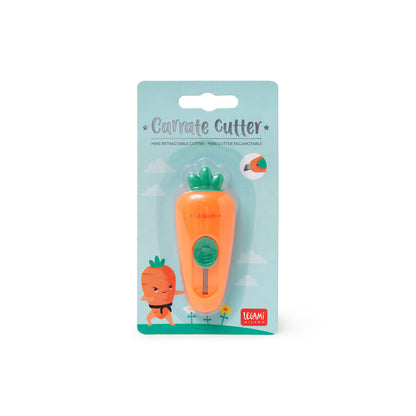 LEGAMI - Mini Retractable Cutter - Carrot - Buchan's Kerrisdale Stationery