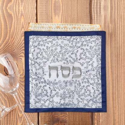 RITE LITE - Embroidered Square Matzah Cover - Buchan's Kerrisdale Stationery