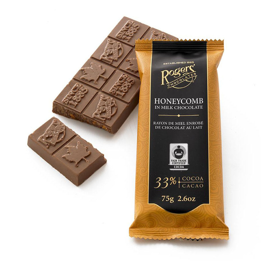 ROGERS’ CHOCOLATE – HONEYCOMB MILK CHOCOLATE BAR - Buchan's Kerrisdale Stationery