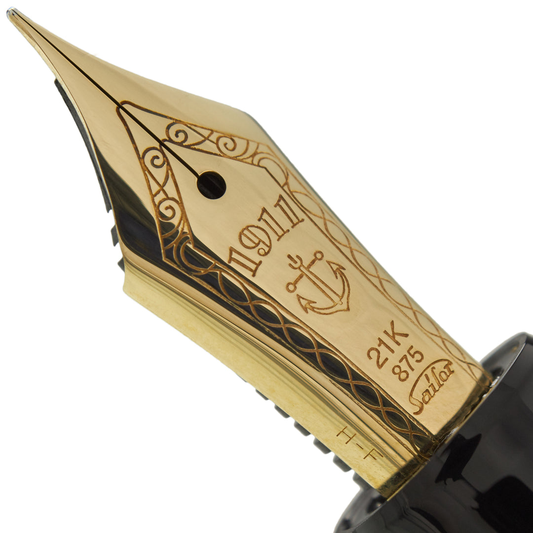 SAILOR PEN - 1911L 21k Gold - BLACK & GOLD - Buchan's Kerrisdale Stationery