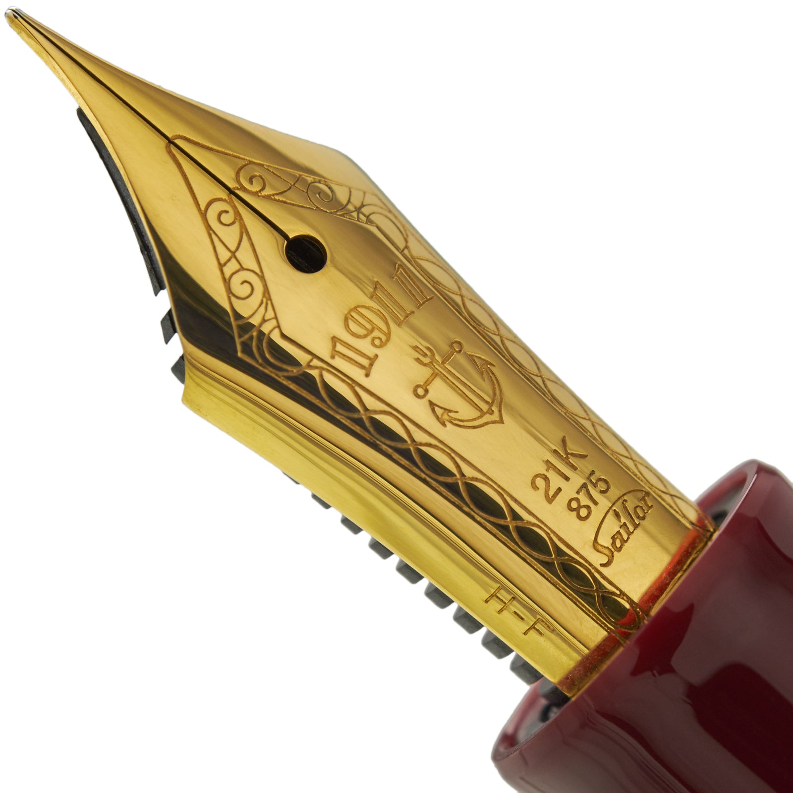 SAILOR PEN - 1911L REALO 21k Gold - Maroon (F Nib) - Buchan's Kerrisdale Stationery