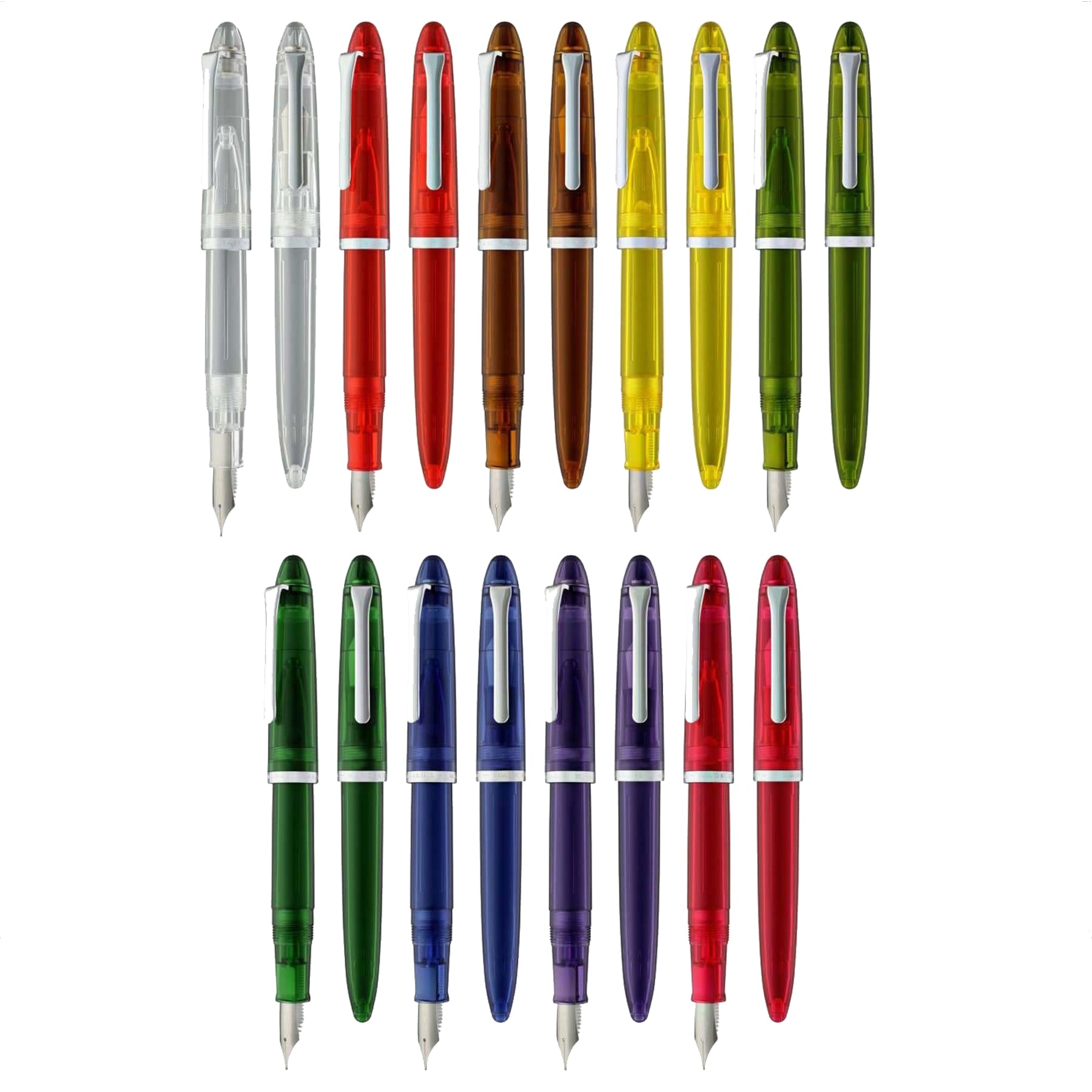 SAILOR PEN - Compass Series 1911 Steel Transparent Fountain Pen Set - Buchan's Kerrisdale Stationery