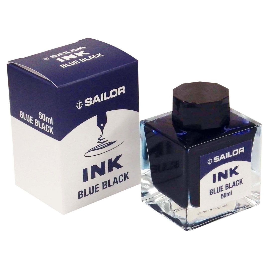 SAILOR PEN - Bottled Fountain Pen Dye-based Ink (50 ml) - Blue Black - Buchan's Kerrisdale Stationery