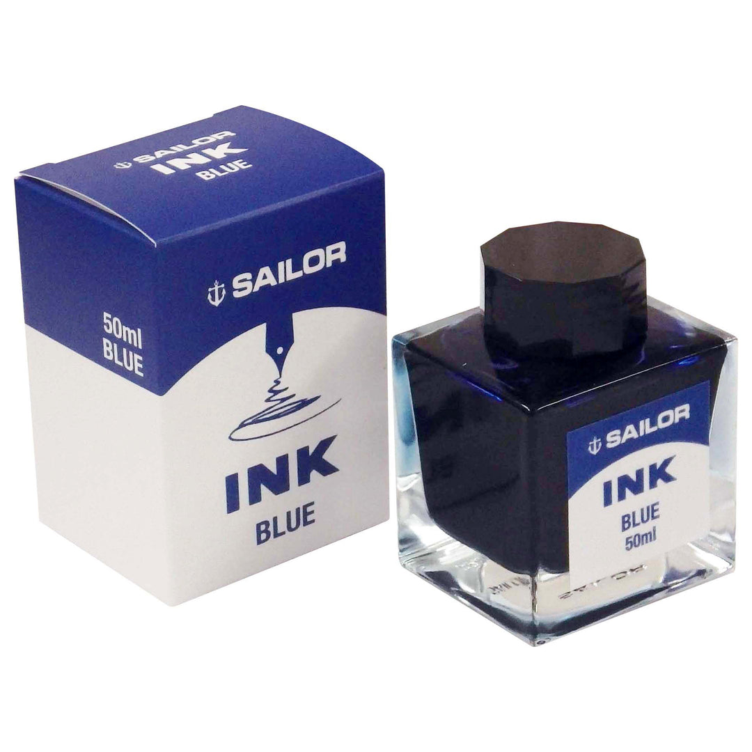SAILOR PEN - Bottled Fountain Pen Dye-based Ink (50 ml) - Blue - Buchan's Kerrisdale Stationery