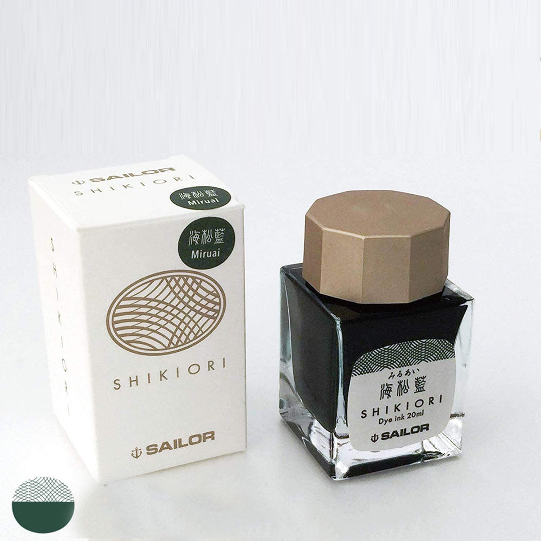 SAILOR PEN – SHIKIORI INK – Bottled Fountain Pen Ink (20ml) – MIRUAI - Buchan's Kerrisdale Stationery