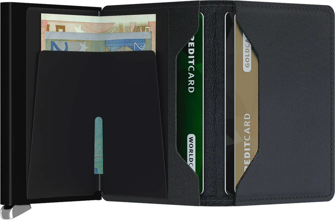 SECRID Slimwallet - Emboss Lines Black - Buchan's Kerrisdale Stationery