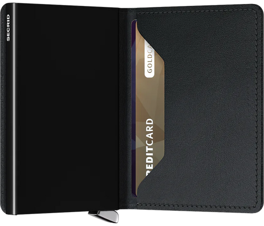 SECRID Slimwallet - Emboss Lines Black - Buchan's Kerrisdale Stationery