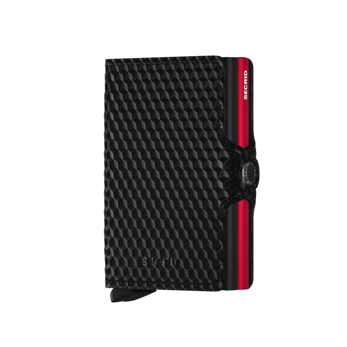 SECRID - Twinwallet - Cubic Black Red - Buchan's Kerrisdale Stationery