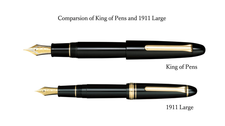 SAILOR PEN - 21K Gold - Pro Gear King of Pen Fountain Pen - Black and Gold - Buchan's Kerrisdale Stationery