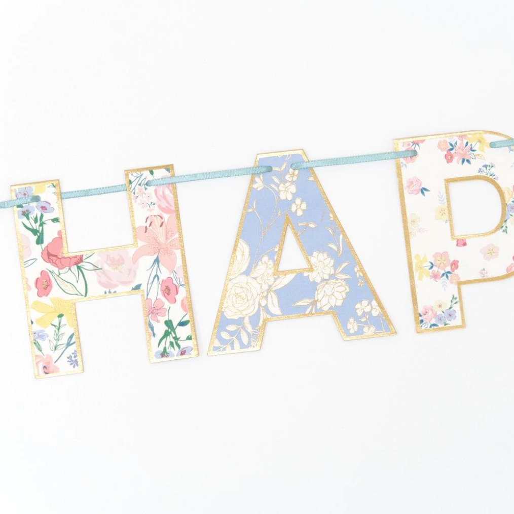 MERI MERI - English Garden Birthday Garland - Buchan's Kerrisdale Stationery