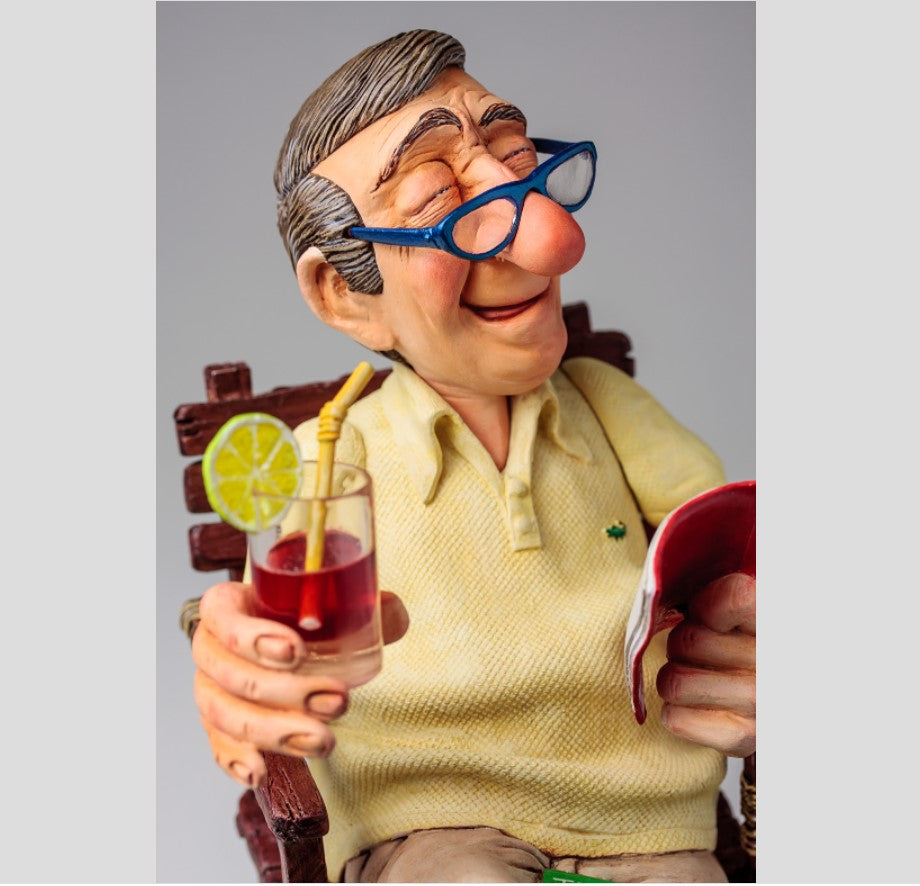 Guillermo Forchino – Comic Art Figurine – “The Retiree” - Buchan's Kerrisdale Stationery