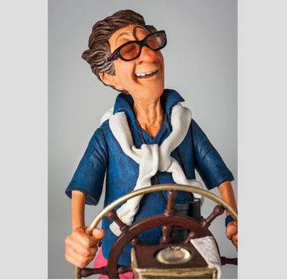 Guillermo Forchino – Large Comic Art Figurine – “The Weekend Captain” - Buchan's Kerrisdale Stationery