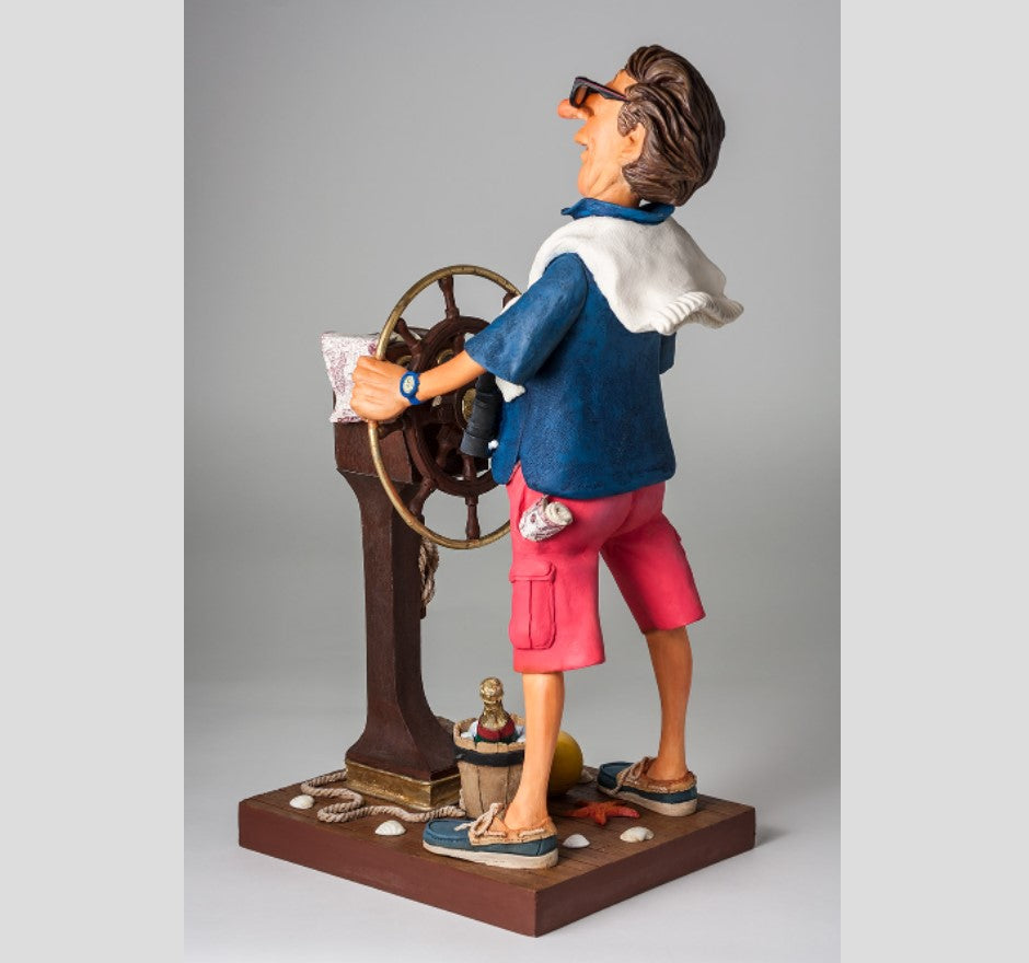 Guillermo Forchino – Large Comic Art Figurine – “The Weekend Captain” - Buchan's Kerrisdale Stationery