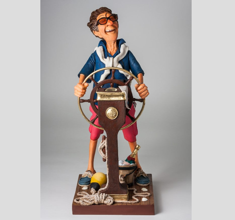 Guillermo Forchino – Large Comic Art Figurine – “The Weekend Captain” - Buchan's Kerrisdale Stationery