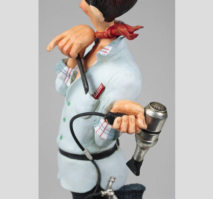 Guillermo Forchino – Large Comic Art Figurine – “The Hairdresser” - Buchan's Kerrisdale Stationery