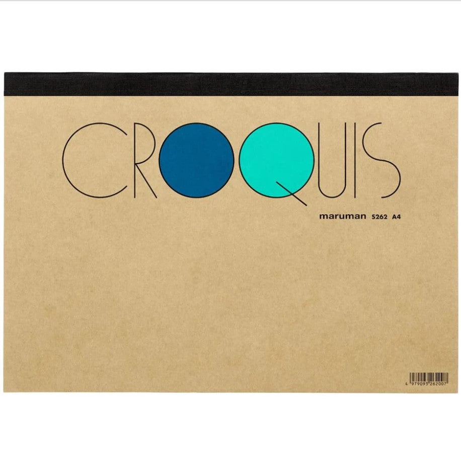 MARUMAN ‘Croquis’ – A4 Sketchbook – S264 White Paper - Buchan's Kerrisdale Stationery