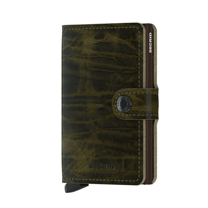 Secrid Miniwallet Dutch Martin Olive - Buchan's Kerrisdale Stationery