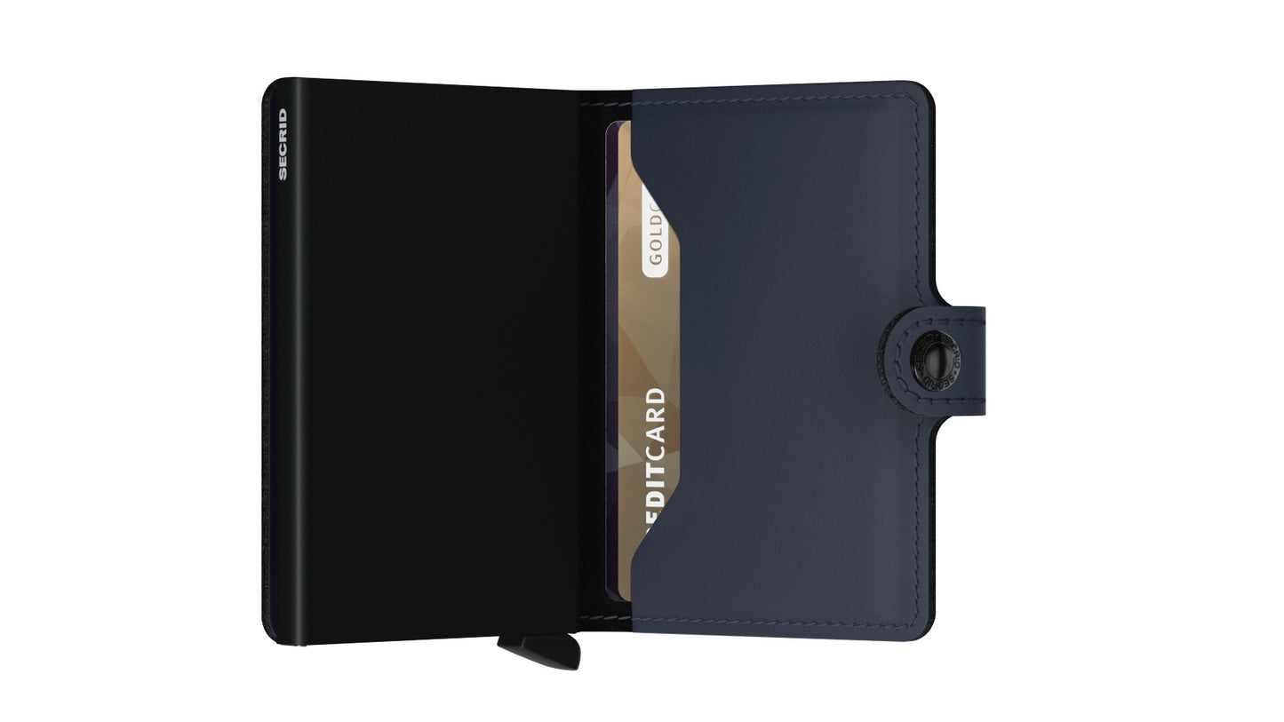 Secrid Miniwallet Matte Night Blue - Buchan's Kerrisdale Stationery