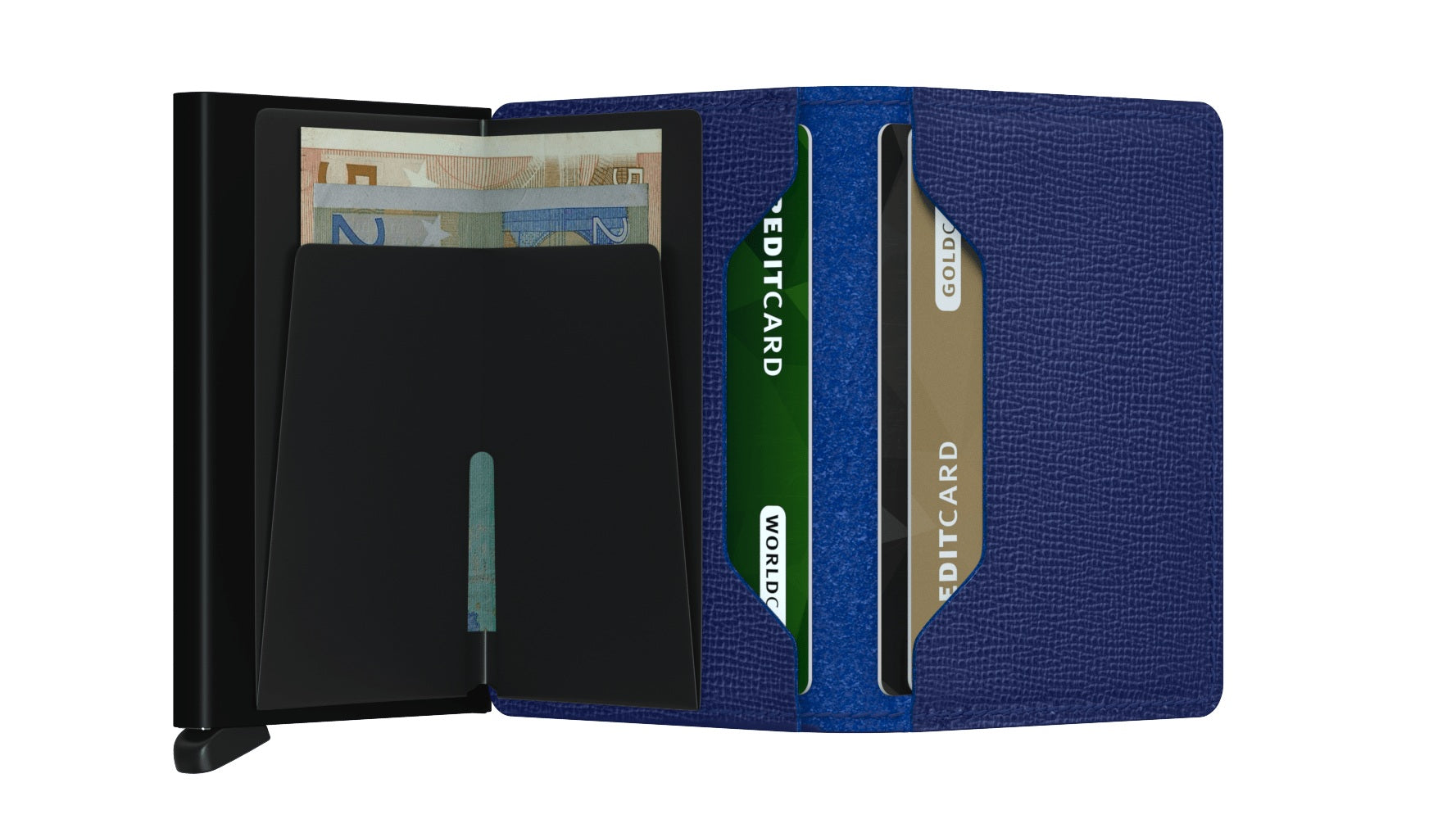 Secrid Slimwallet Crisple Blue - Buchan's Kerrisdale Stationery