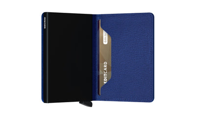 Secrid Slimwallet Crisple Blue - Buchan's Kerrisdale Stationery