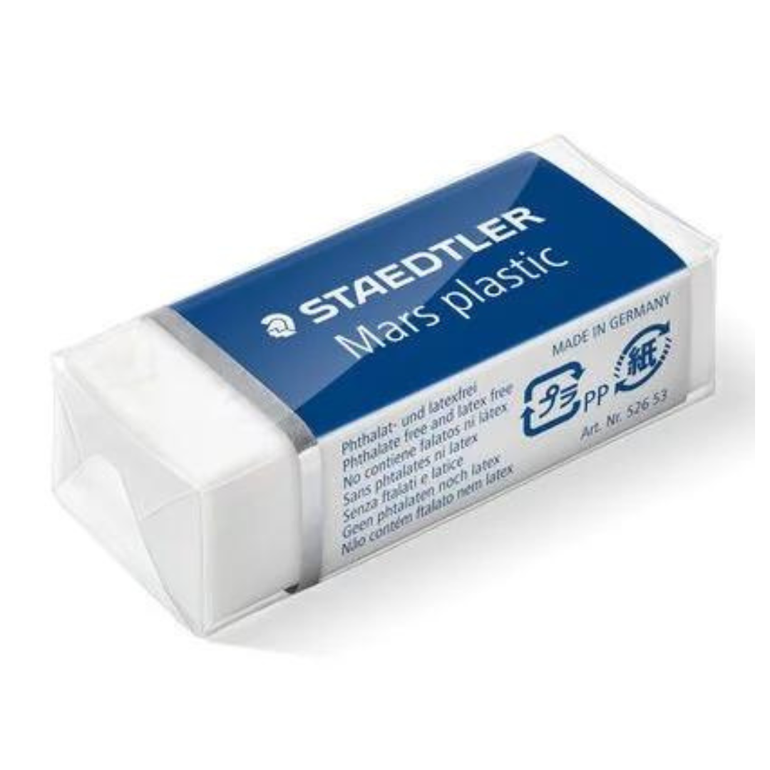 STAEDTLER Mars Plastic Eraser - White - Buchan's Kerrisdale Stationery