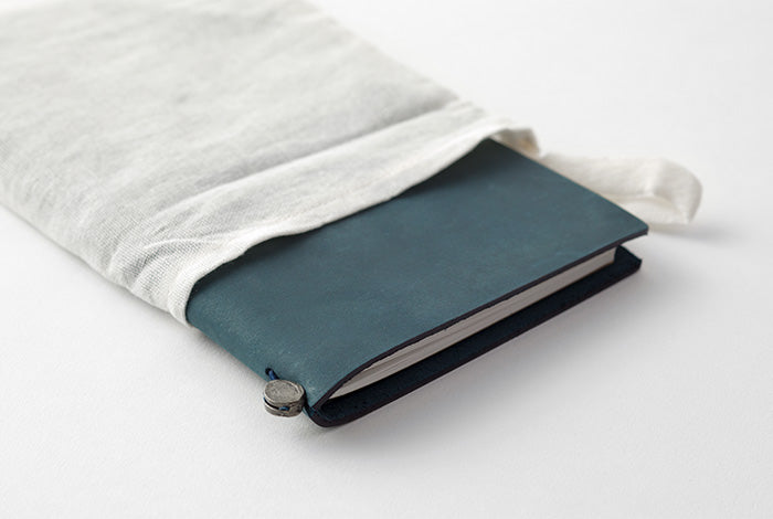 TRAVELER'S COMPANY JAPAN (MIDORI) - Traveler's Notebook Starter Kit Leather Cover Blue (Regular Size) - Buchan's Kerrisdale Stationery