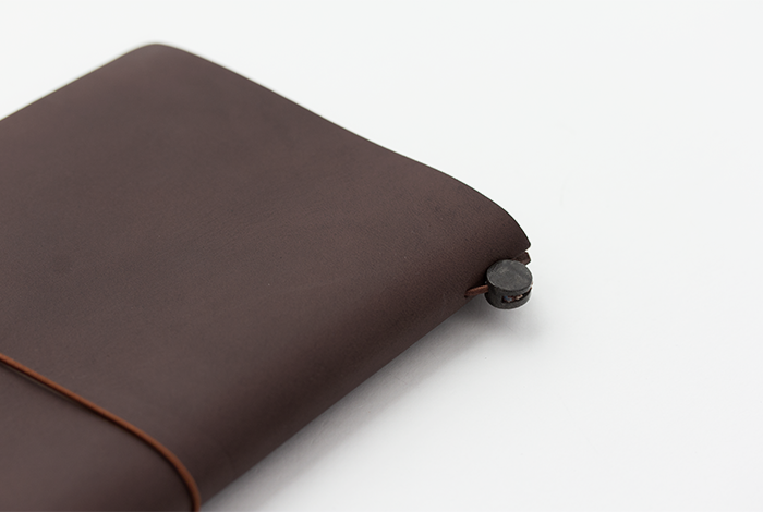 TRAVELER'S COMPANY JAPAN (MIDORI) - Traveler's Notebook Starter Kit Leather Cover Brown (Regular Size) - Buchan's Kerrisdale Stationery