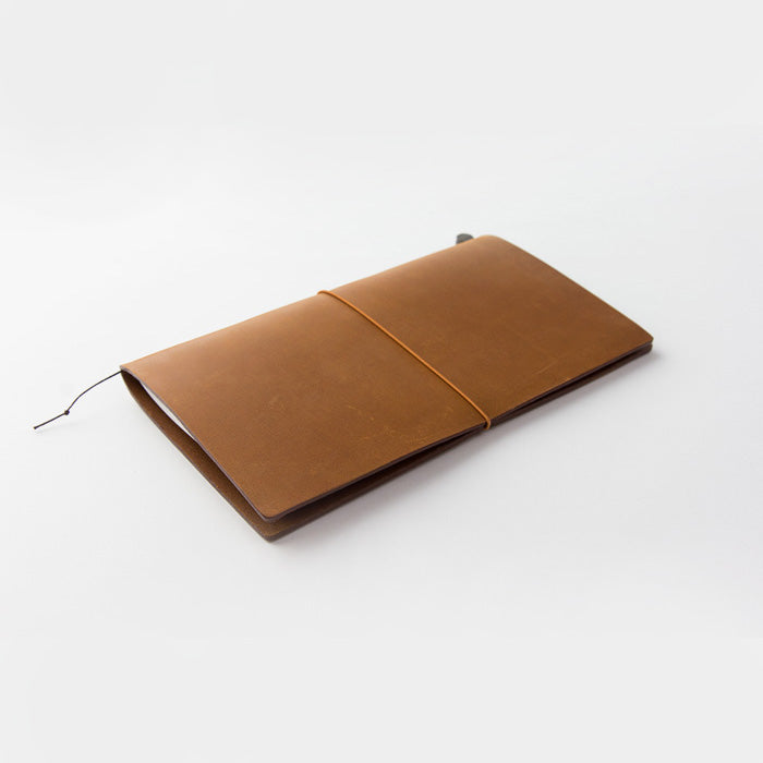 TRAVELER'S COMPANY JAPAN (MIDORI) - Traveler's Notebook Starter Kit Leather Cover Camel (Regular Size) - Buchan's Kerrisdale Stationery