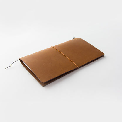 TRAVELER'S COMPANY JAPAN (MIDORI) - Traveler's Notebook Starter Kit Leather Cover Camel (Regular Size) - Buchan's Kerrisdale Stationery