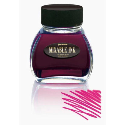 PLATINUM - 60ml Bottle Mixable Ink - Cyclamen Pink - Buchan's Kerrisdale Stationery