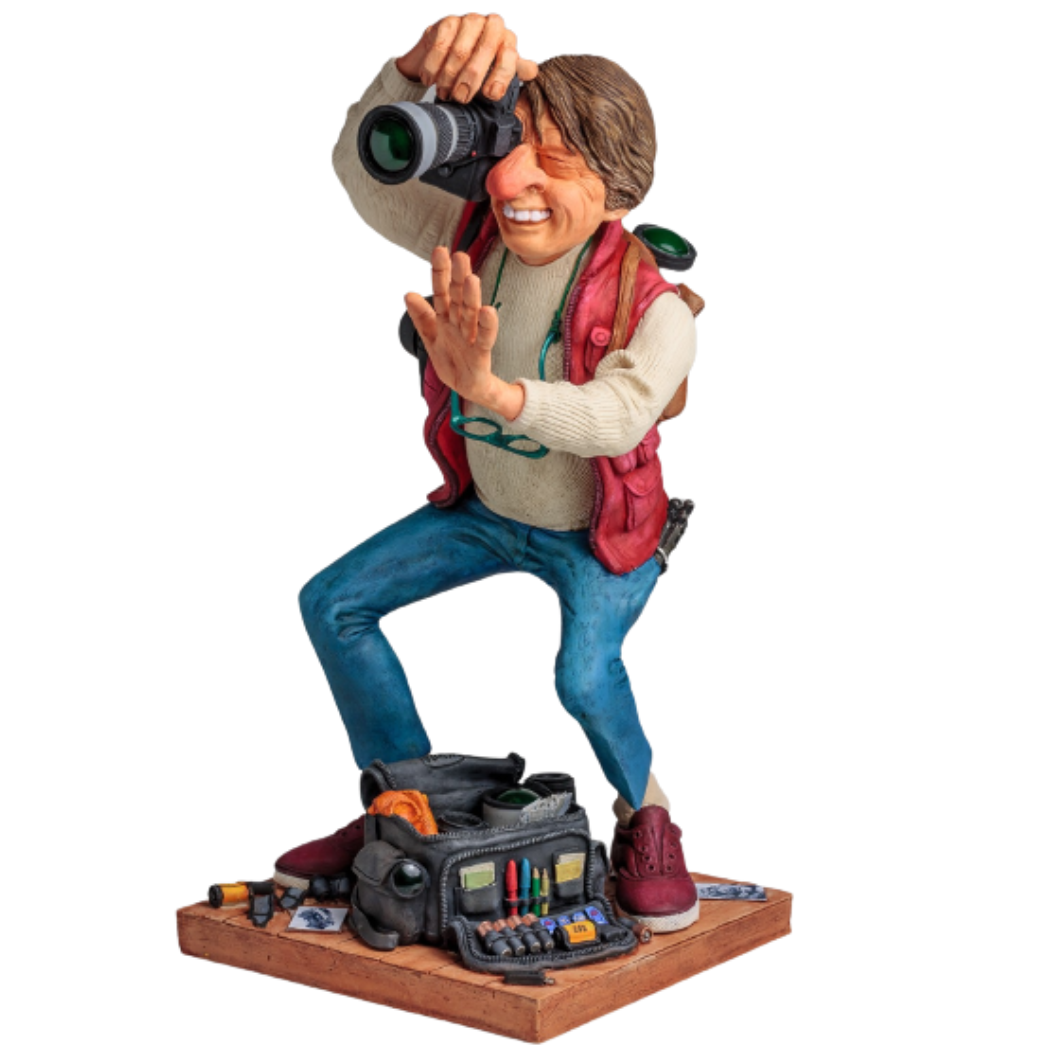 Guillermo Forchino – Comic Art Figurine – “The Photographer” - Buchan's Kerrisdale Stationery