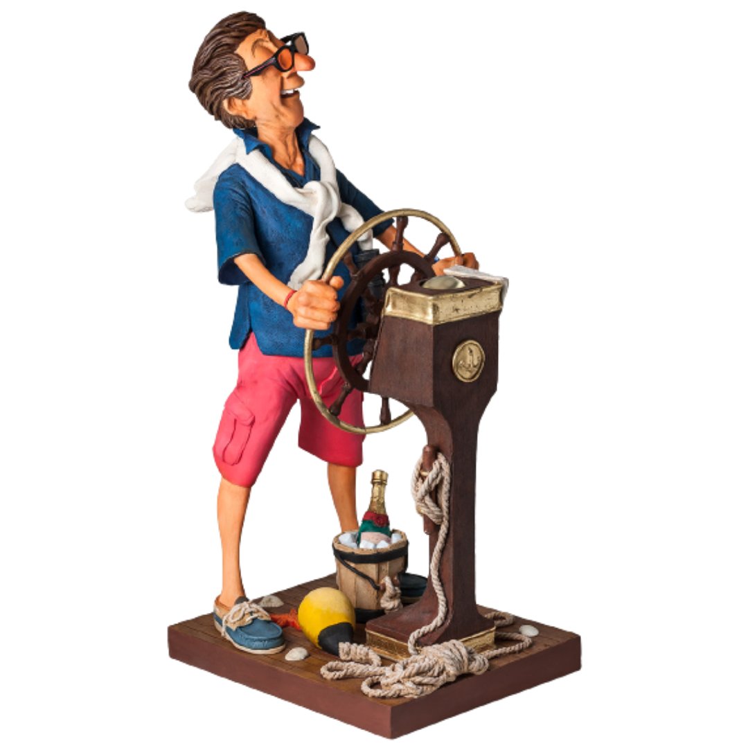 Guillermo Forchino – Large Comic Art Figurine – “The Weekend Captain” - Buchan's Kerrisdale Stationery