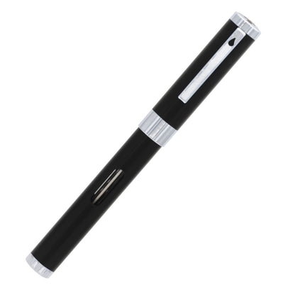 DIPLOMAT  - NEXUS Fountain Pen - Black and Chrome - Buchan's Kerrisdale Stationery